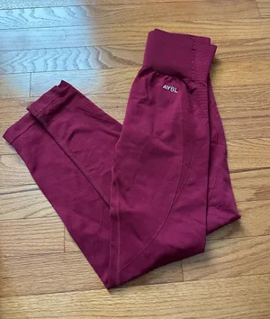 AYBL Burgundy  Active Leggings thumbnail 1