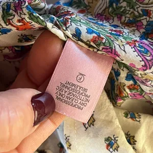 Calypso St Barth Silk Drawstring Beach Pants Boho Resort Women Floral Medium thumbnail 5