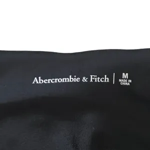 NWT Abercrombie & Fitch Halter Ruched Bodycon Midi Dress Black Evening Size M thumbnail 6