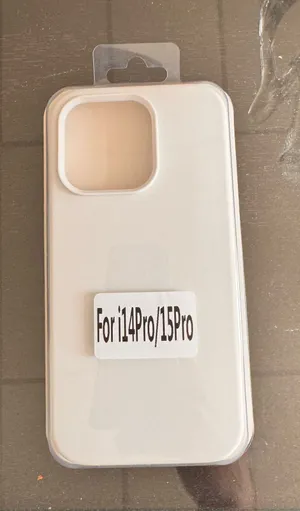 iPhone 15 Pro white silicone case thumbnail 1