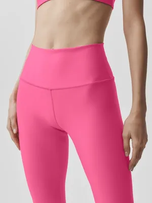 Alo Yoga Full High Waist Airlift legging pink activewear yoga Pilates training thumbnail 3