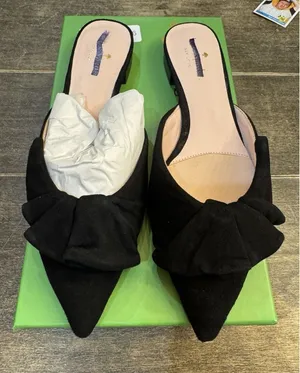 Kate Spade New York‎ BLACK Women's Fayrn Point Toe Mules Size 8.5 thumbnail 1