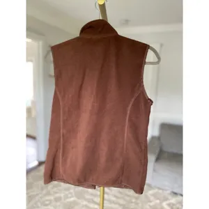 Duck Head Full Zip Vest Fleece Brown Outdoor Heritage M Academia Hiking Rugged thumbnail 3