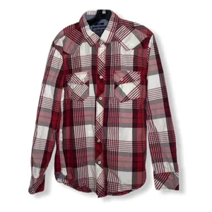American Rag Cotton Plaid Shirt thumbnail 6