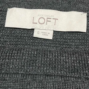 Loft, Wool Blend, Striped, Button Front, Size Small. thumbnail 5