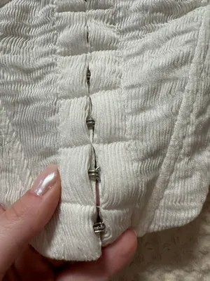 Windsor White Corset Top thumbnail 3