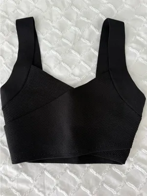 Aritzia Babaton Sculpt Knit Criss-Cross Tank thumbnail 1