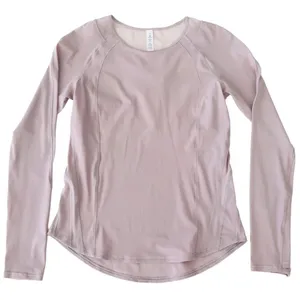 Size 4 Lululemon Sculpt Long Sleeve Powdered Mauve Top thumbnail 3