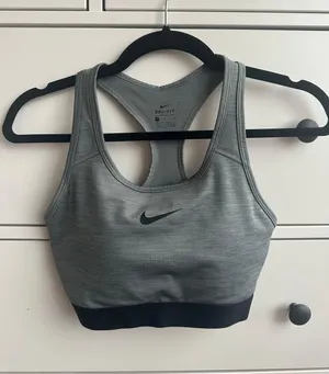 Nike Sports Bra Gray thumbnail 1