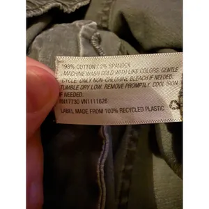 Ava & Viv Utility Ankle Pants Womens 18W Olive‎ Green High Rise Elastic Waist thumbnail 5