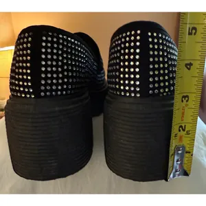 Rouge Helium Loafers Womens Size 10 EU40 Black Rhinestone Platform Chunky Sole thumbnail 5