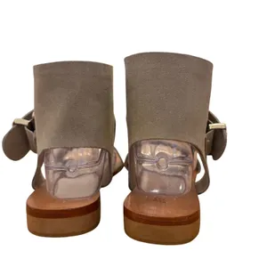 Free People Suede Western Buckle Sandals Women 36 US 5.5 Boho‎ Hippie Cowgirl thumbnail 4