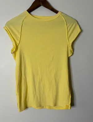 We the Free Yellow Short Sleeve Tee XL thumbnail 1