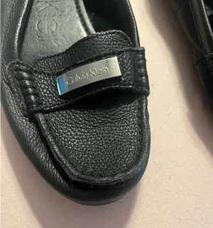 Calvin Klein black leather loafer thumbnail 3