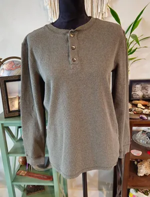 Members Mark Thermal Men’s Henley Size Small thumbnail 1