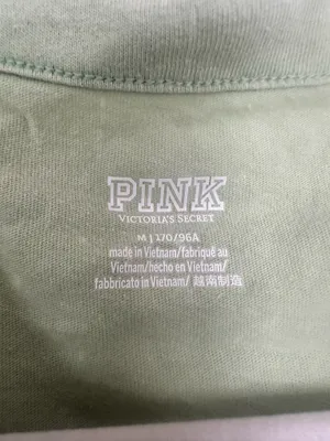 PINK Victoria's Secret Green Long Sleeve Tie-Dye thumbnail 3