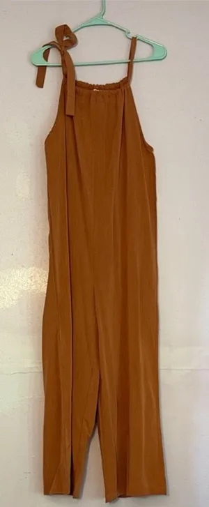 Red Brown Jumpsuit thumbnail 1