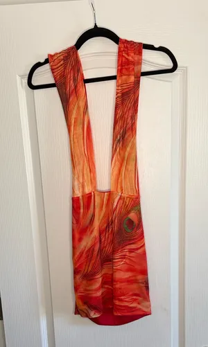 Red Halter Mini Dress Size 2 thumbnail 5