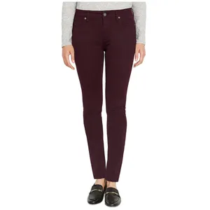 Buffalo David Bitton VALE Women's Size 6 Dark Burgundy Oxblood Skinny Jeans thumbnail 4