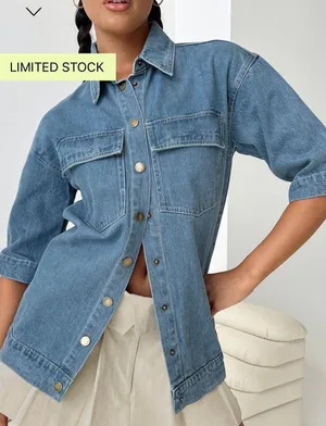 Princess Polly Denim Jacket thumbnail 1