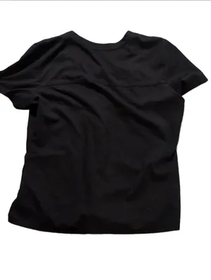 Med Couture Touch Black Scrub Top Size Large thumbnail 5
