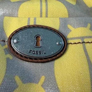 Fossil Key-Per Ladybug Crossbody Bag Yellow Coated Canvas Tote thumbnail 12