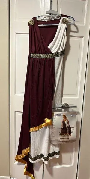 Roman Empress Halloween Costume sz M thumbnail 2