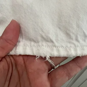 Agolde White Distressed Cropped Jeans thumbnail 3