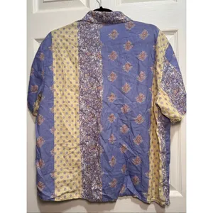 Aritzia Wilfred linen paisley button up shirt M thumbnail 2