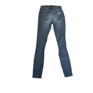 PacSun Los Angeles‎ Jegging Jeans Womens Size 23 Dark Wash Distressed thumbnail 5
