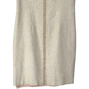 90s Vintage Tweed Mini Dress Short Sleeve Ribbon & Bow Size 6 Coquette Girl thumbnail 7