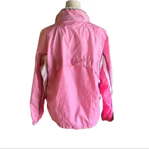 Vintage Wilson women's Pink And White windbreaker L Pickleball Tennis Retro 80’s thumbnail 6
