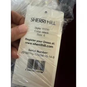 NWT Sherri Hill 11330 Black Two Piece Halter High Slit Prom Gown Dress Sz 6 $498 thumbnail 6