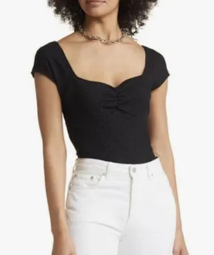 Halogen Top Blouse Women's Medium Short Sleeve Pullover Casual thumbnail 1