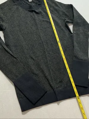 lululemon athletica Men's Charcoal Crewneck Sweater thumbnail 3