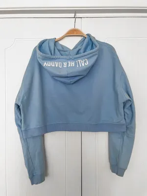 Call Her Daddy I Am Unwell Cropped Hoodie thumbnail 4