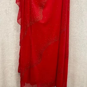 A. Byer Red Strapless Glitter Y2K Evening Dress thumbnail 5