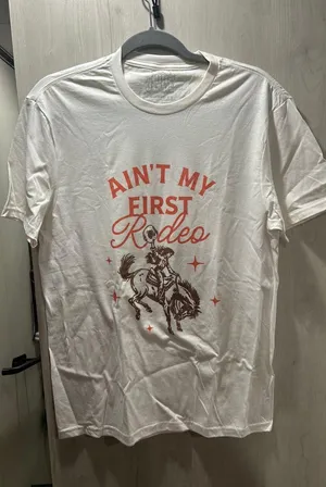 Western Graphic Tee White Size M thumbnail 2
