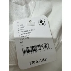 Free People Movement Hot Shot Muscle Tank Top White Women's Size Large thumbnail 13