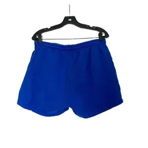 Madhappy Buddy Heritage Shorts‎ Cotton Embroidered Royal Blue M GUC thumbnail 7