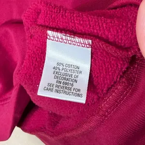 Vintage Studio Works Sport Magenta Embroidered Birdhouse Sweatshirt Size M thumbnail 5