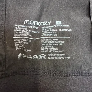 Momcozy Hands Free Nursing Pumping‎ Bra Black Size M Adjustable Wireless Cotton thumbnail 4