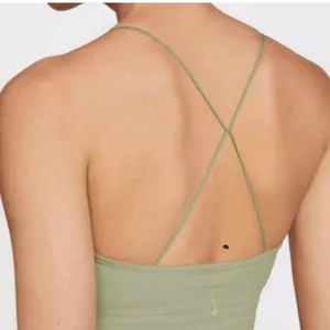Nike Luxe Yoga Strappy Tank Sage Green thumbnail 3