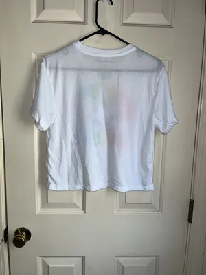 The Golden Girls Queens Rainbow Graphic Crop T-Shirt Size M 7/9 thumbnail 4
