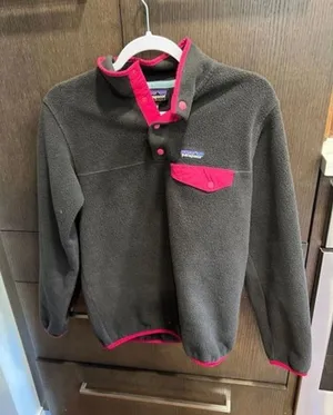 Patagonia Synchilla‎ Lightweight Snap-T Pullover jacket pink medium thumbnail 1