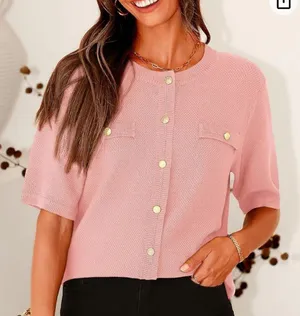 PRETTYGARDEN Women’s Summer Button Down Shirt thumbnail 3
