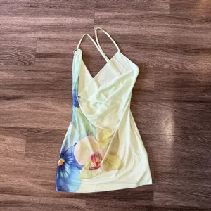 Peppermayo Bohemian Bliss Mesh Mini Dress - Green Floral thumbnail 5