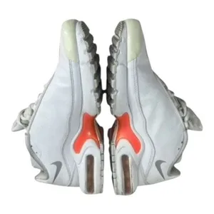 Nike Air Max Plus TN SE GS Kids Sneakers Size 7Y White Silver Orange AR0005-100 thumbnail 4