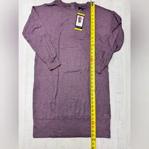 Ellen tracy sweater dress size Small color wine thumbnail 4