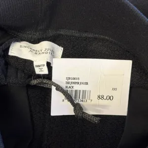 NWT Sincerely Jules for Bandier The Juniper Jogger Black XXS SJB10015 Sweatpants thumbnail 6